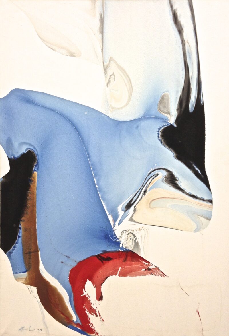 Azul Nijinsky, 1986. Oil on canvas by August Puig.