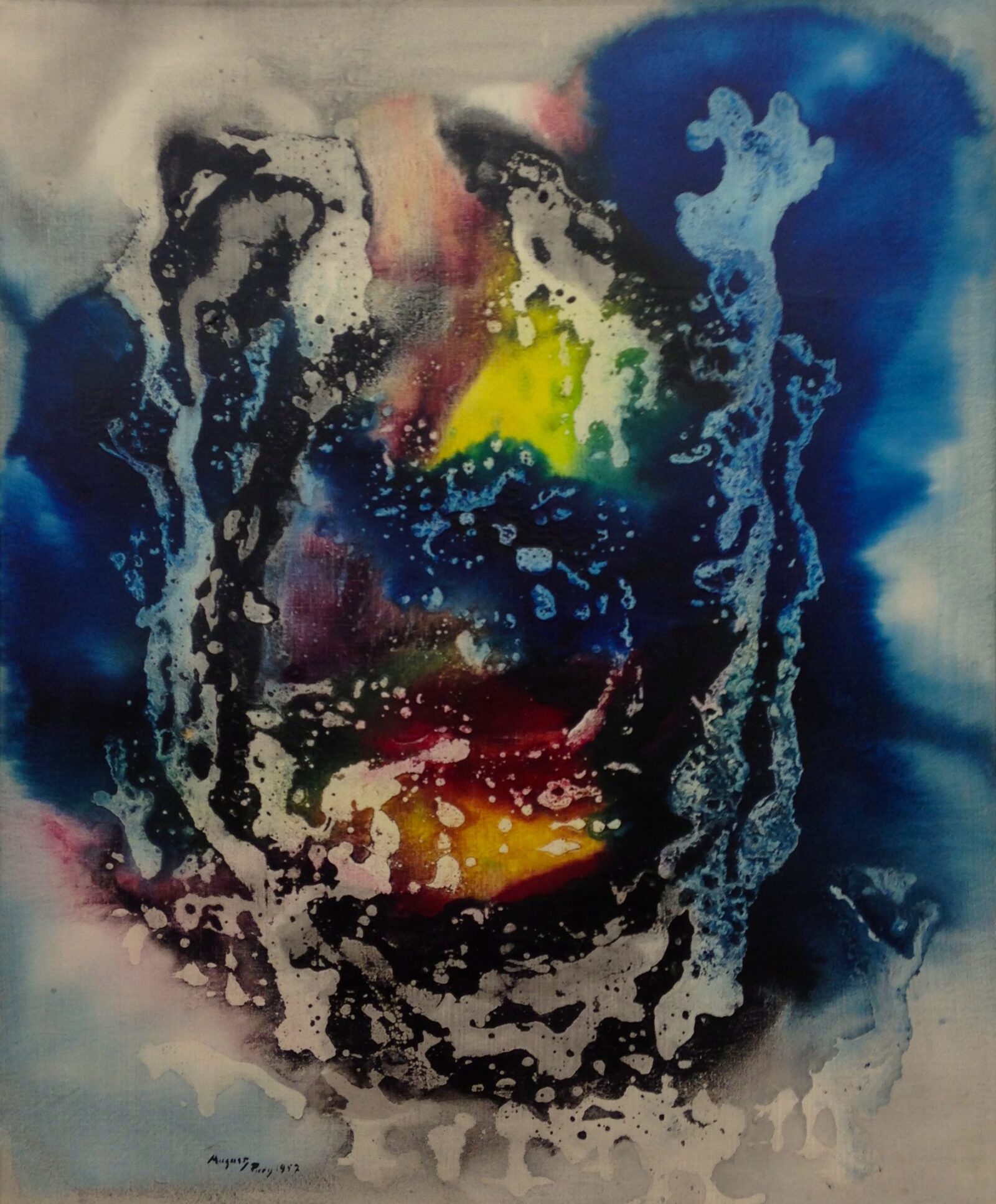 Untitled, 1957. Oil on canvas by August Puig.