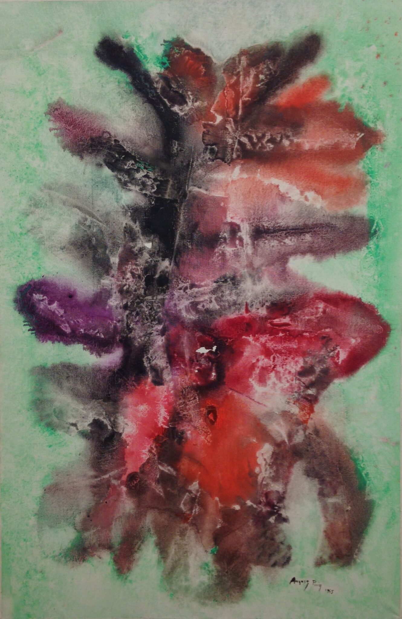Untitled, 1955. Oil on canvas by August Puig.
